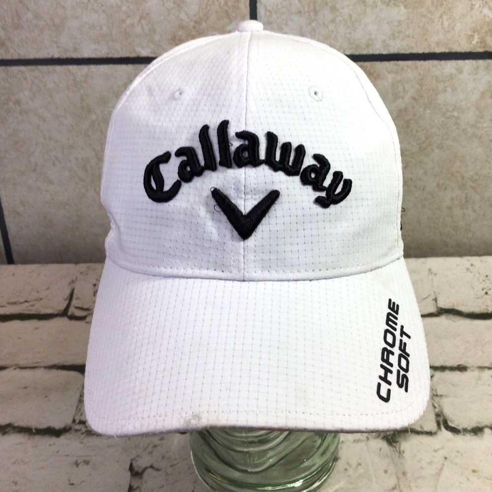 Callaway Premium White Golfing Headwear Adjustabl… - image 1