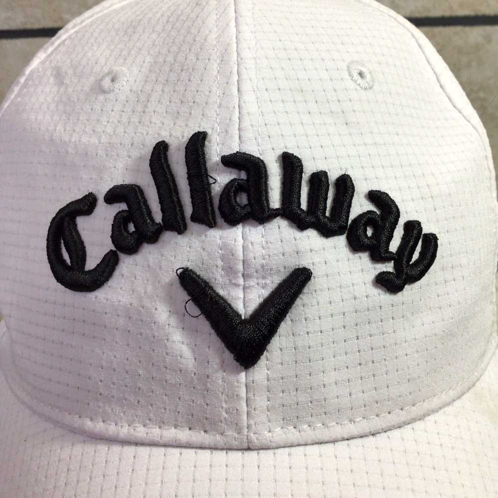 Callaway Premium White Golfing Headwear Adjustabl… - image 3