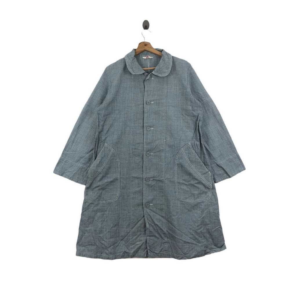 45rpm × Indigo × Vintage Vintage 45RPM Trench Coa… - image 2