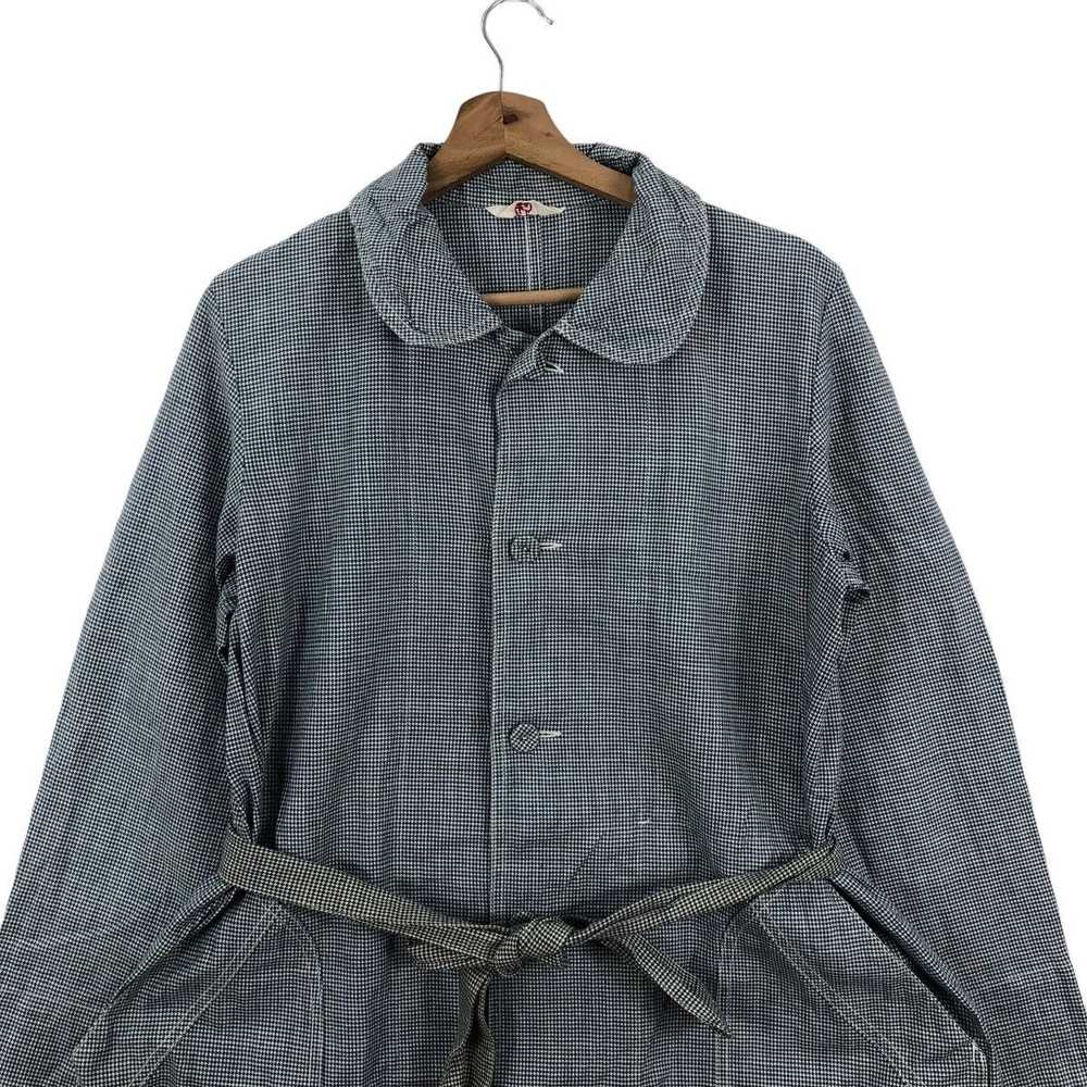 45rpm × Indigo × Vintage Vintage 45RPM Trench Coa… - image 3