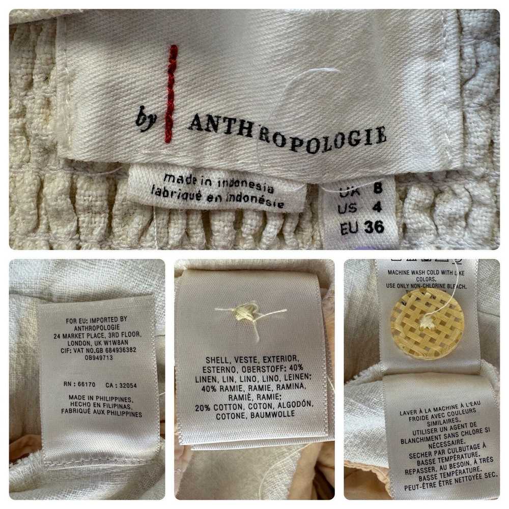 Anthropologie Anthropologie Cape Cod Linen Cream … - image 11