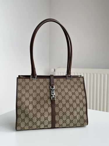 Gucci × Vintage Gucci Monogram Tote Shoulder bag /