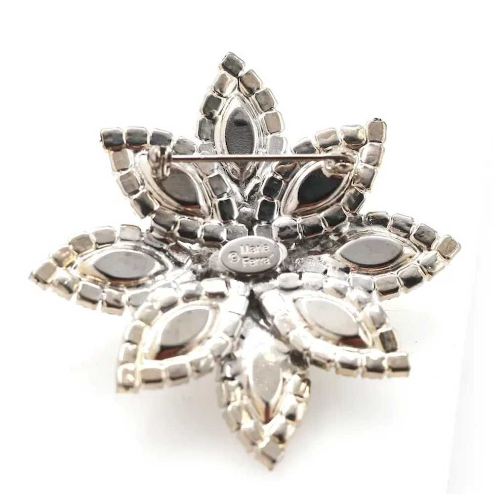 Marie Ferra Sparkling Rhinestone Flower Brooch – … - image 10