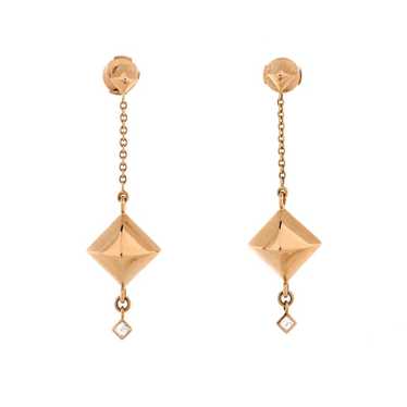 Hermès Pink gold earrings