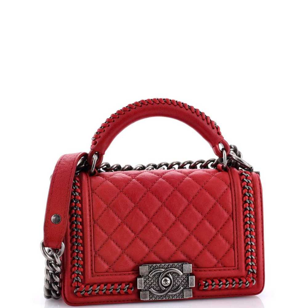 Chanel Boy leather handbag - image 3