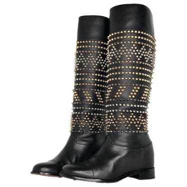 Christian Louboutin Leather riding boots - image 1