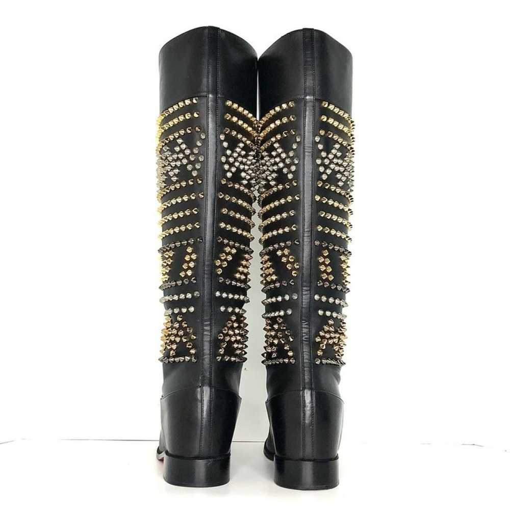 Christian Louboutin Leather riding boots - image 6