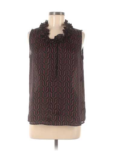 Nine West Women Black Sleeveless Blouse M