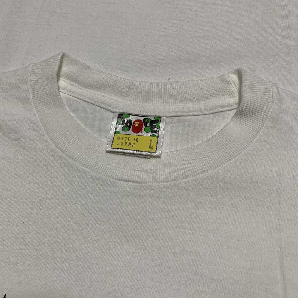 Bape Bape Large Original Fake White Tee A Bathing… - image 5