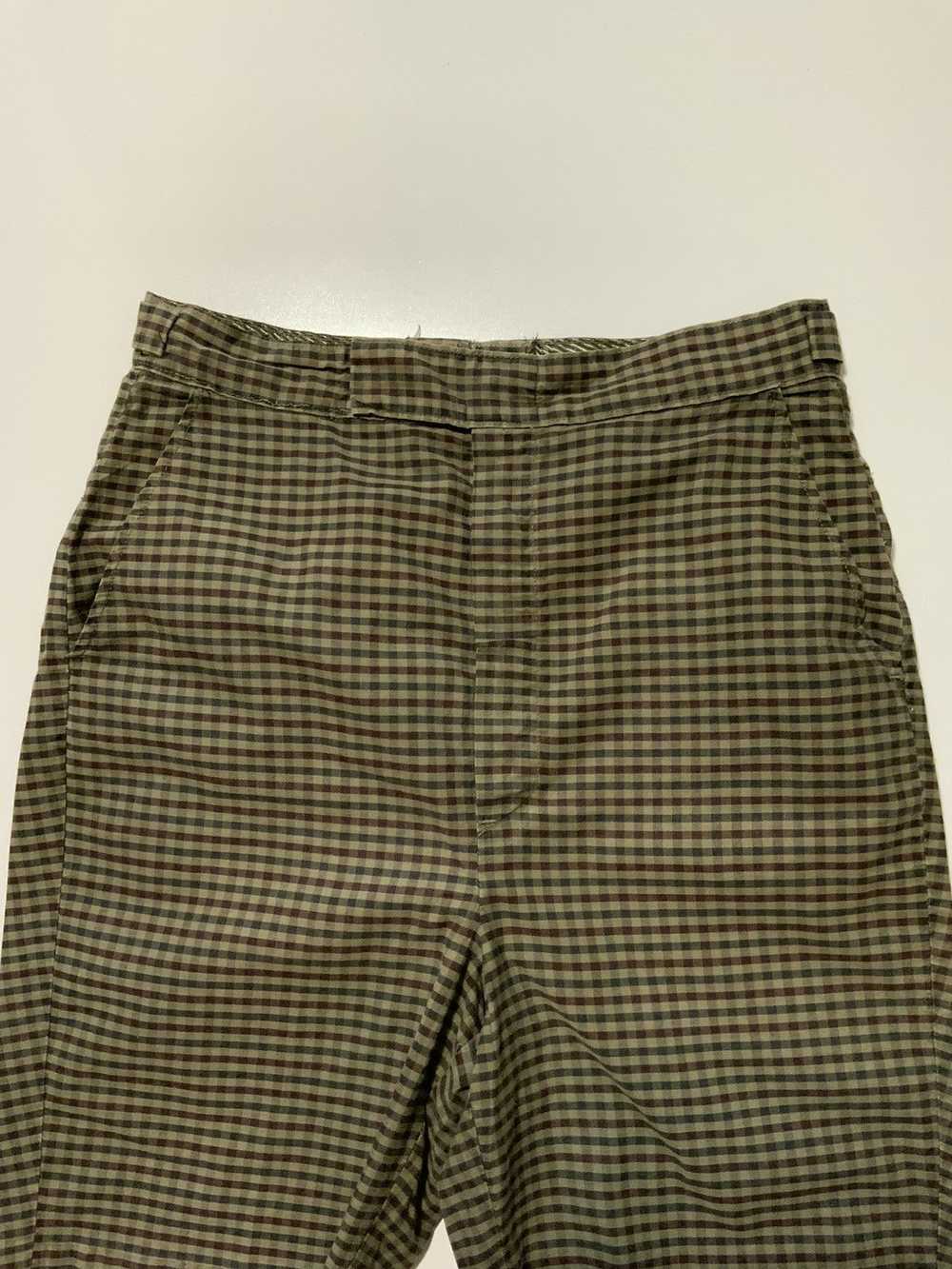 Vintage Vintage 1960s Brentwood Olive Plaid Regal… - image 5