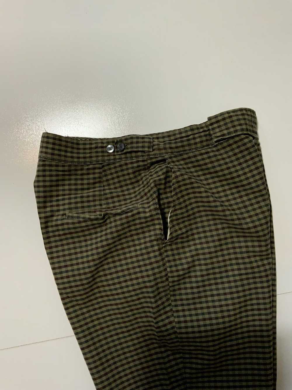 Vintage Vintage 1960s Brentwood Olive Plaid Regal… - image 8