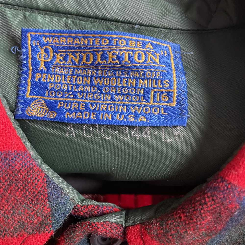 Made In Usa × Pendleton × Vintage Pendleton USA V… - image 11