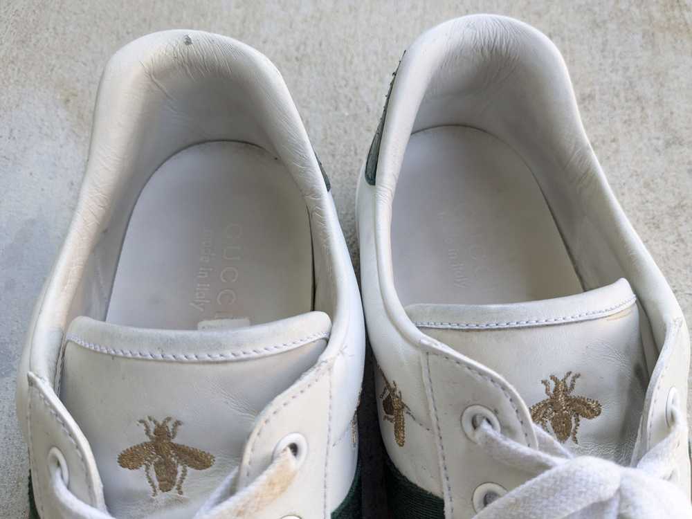 Gucci Gucci Ace Sneakers White Bee Stars Low 11.5… - image 4