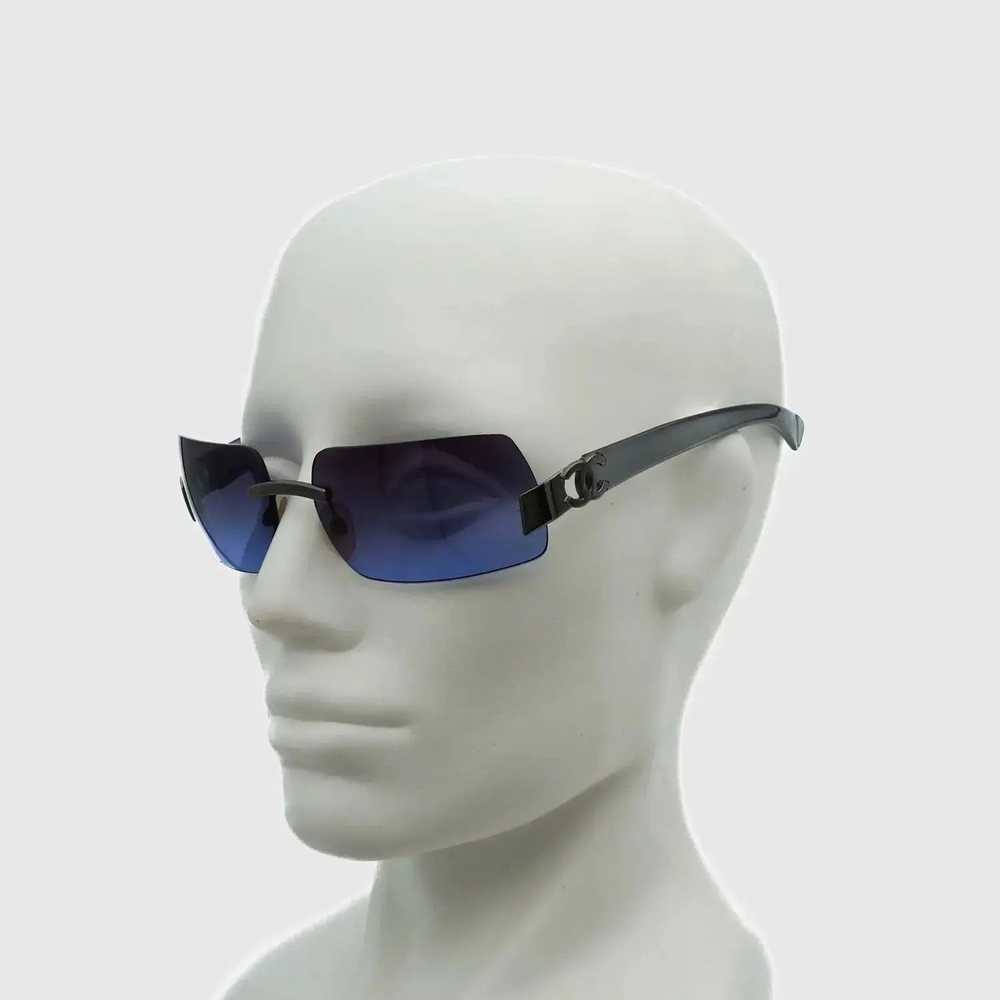 Chanel × Vintage CHANEL Sunglasses Rimless Rhines… - image 1