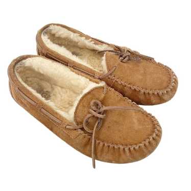 Ugg Ugg Tan Moccasin Slippers Sz 6 - image 1