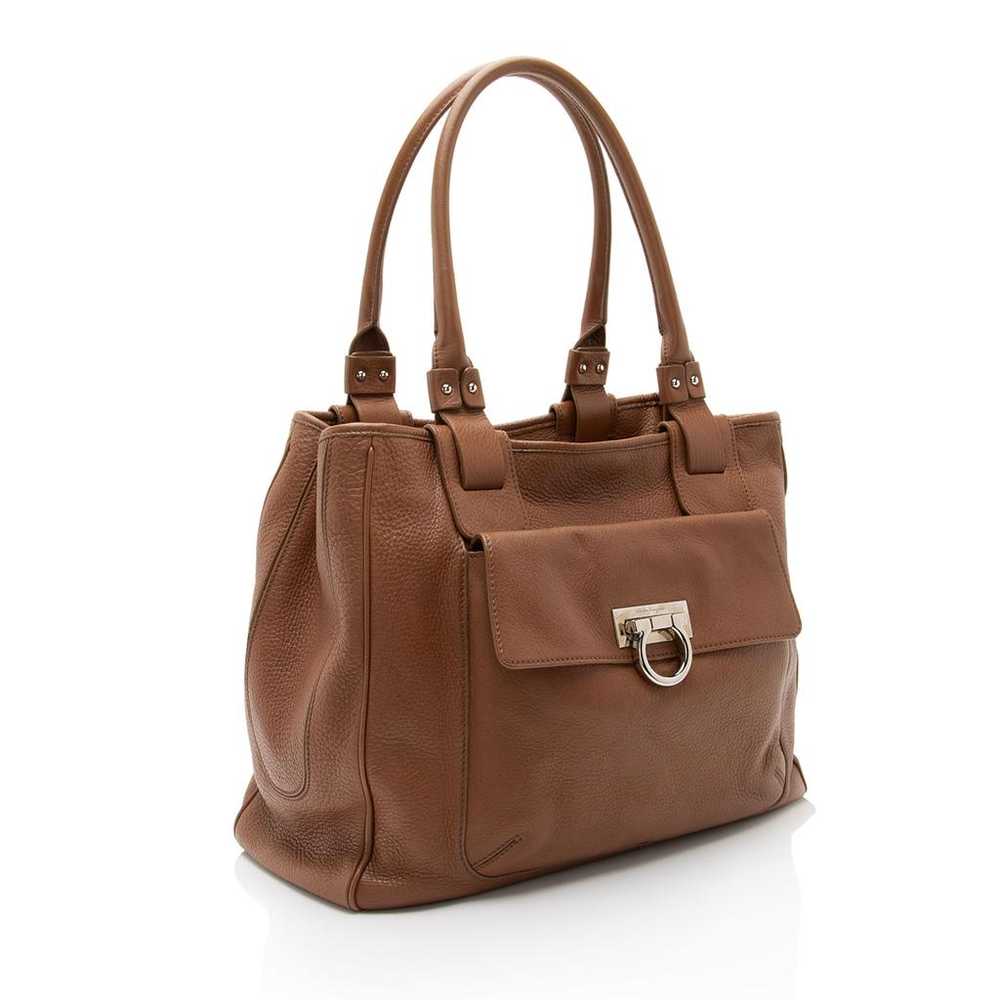 Salvatore Ferragamo Leather tote - image 2