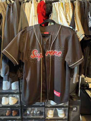 Supreme Supreme Rhinestone Baseball Jersey