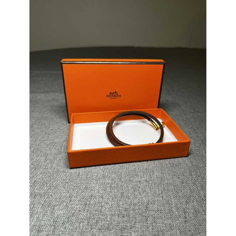 Hermès Leather bracelet - image 8