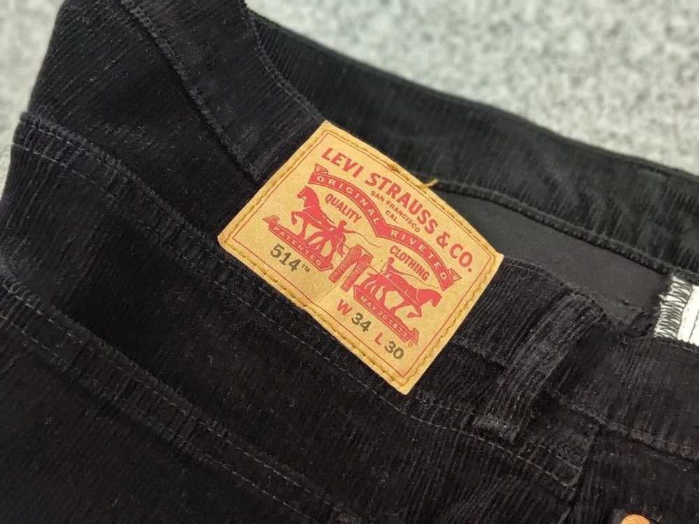 Levi's × Vintage Vintage Levi’s 514 Black Corduro… - image 9