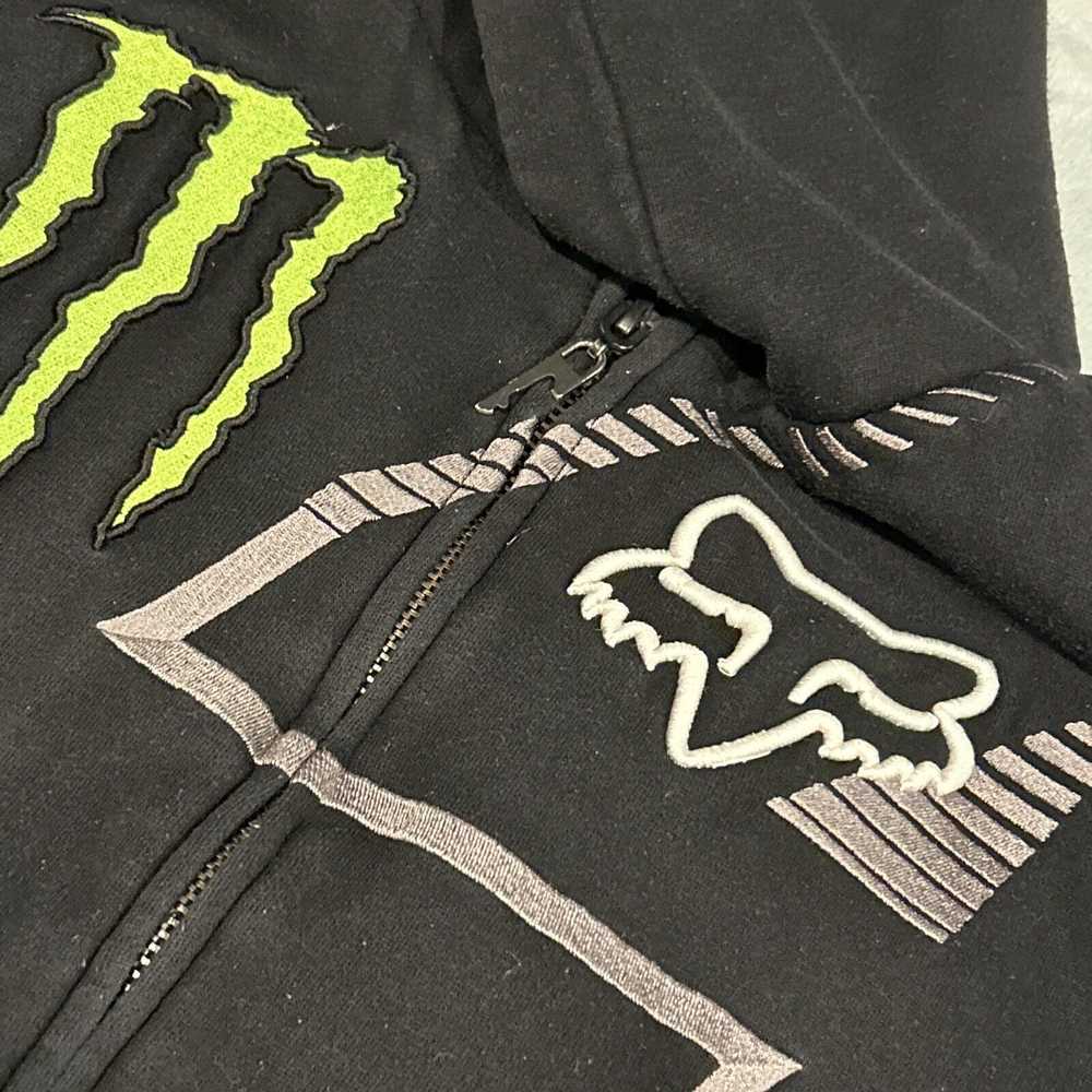 Fox Fox Racing Monster Energy Hoodie Sherpa Lined… - image 3