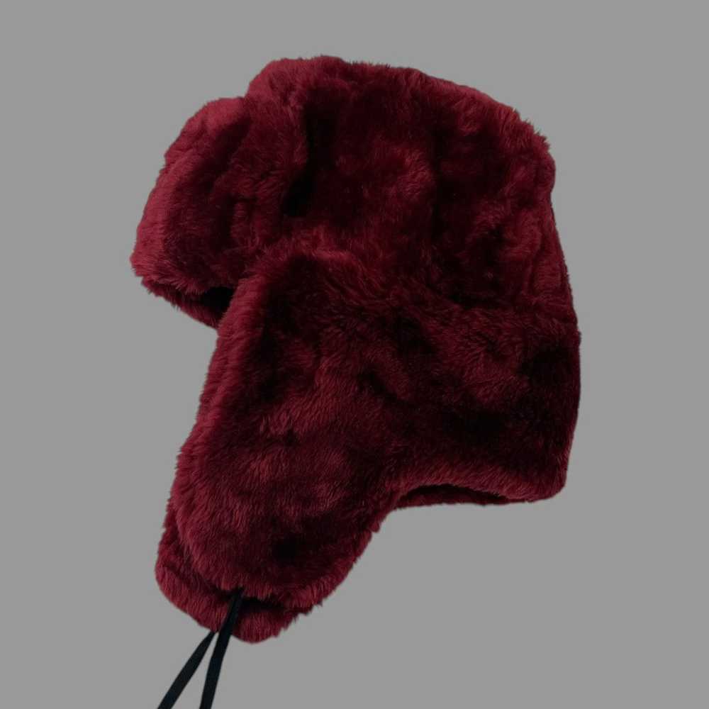 Avant Garde × Vintage Vintage 90s fur ushanka hat - image 2