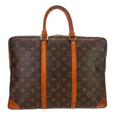 Louis Vuitton Porte Documents Voyage leather tote