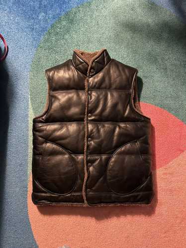 Y'2 Leather Y2 Leather Vest Alpaca Lined