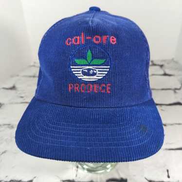 Vintage Cal-Ore Produce Vintage Blue Snapback Tru… - image 1