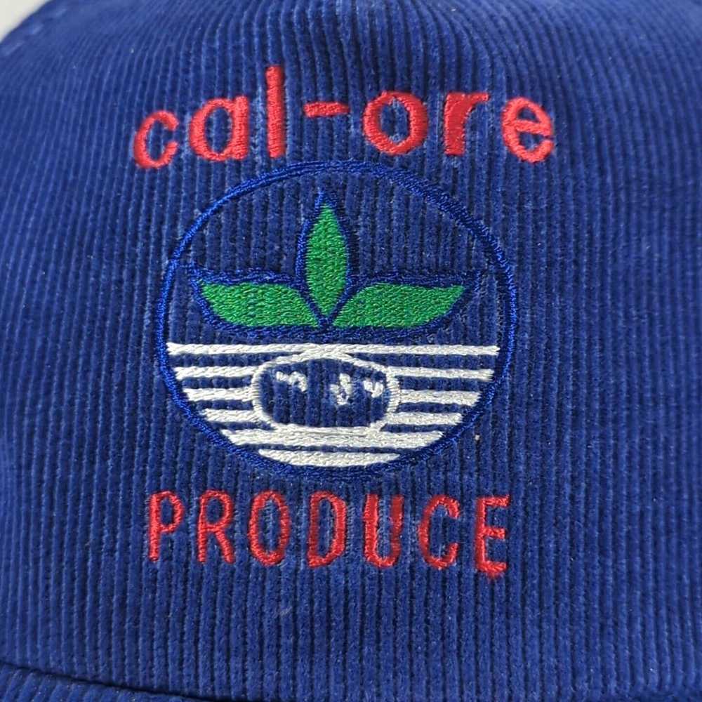 Vintage Cal-Ore Produce Vintage Blue Snapback Tru… - image 3