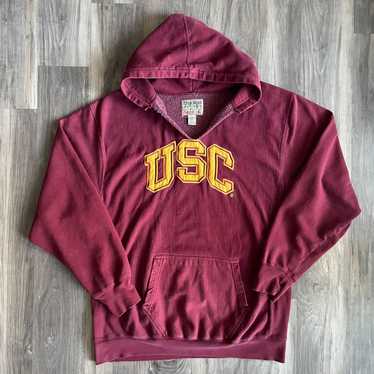 VINTAGE USC TROJANS SINGLE STITCH RED GREEK outlet WEEK HOODIE 1984 SWEATSHIRT SZ S