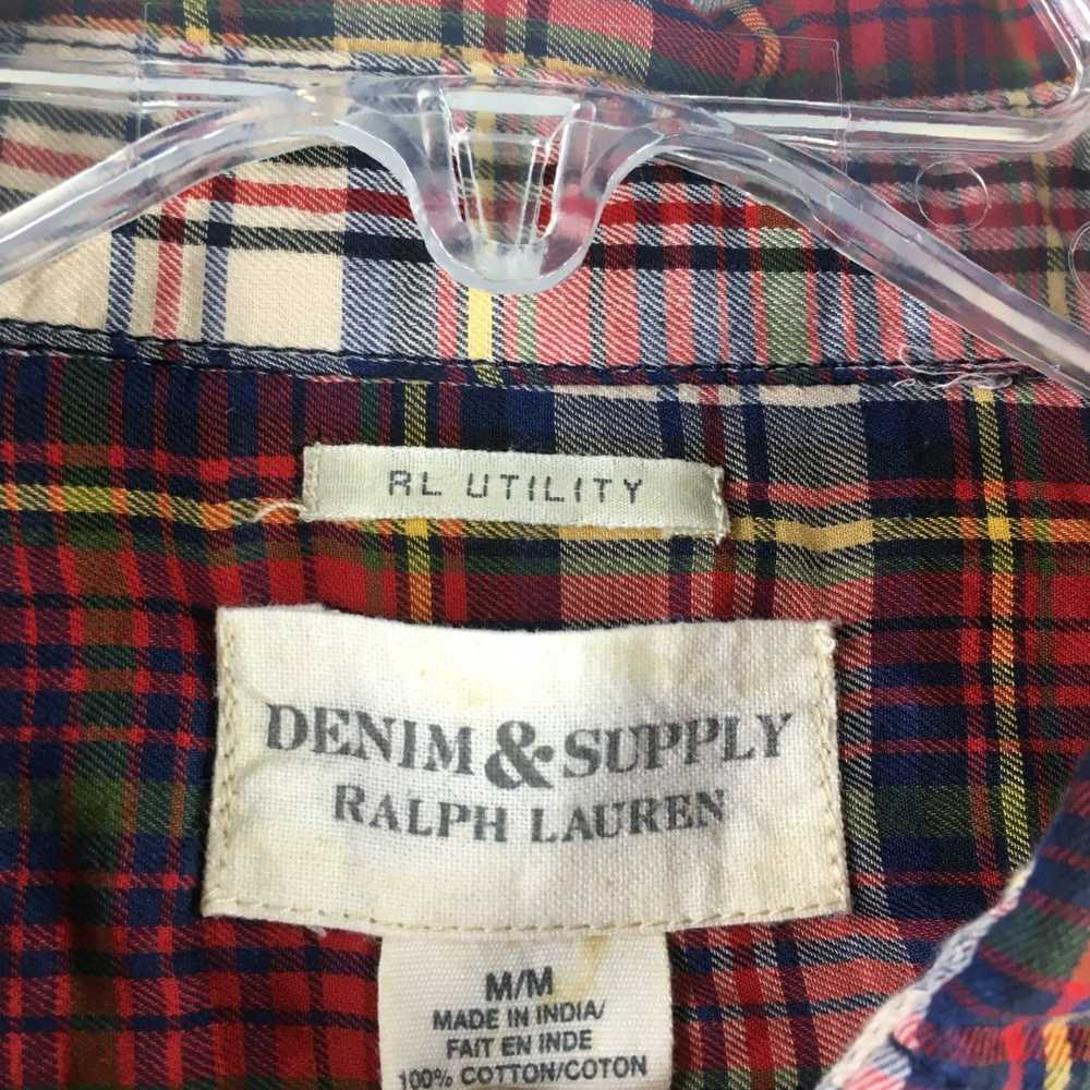 Vintage Denim And Supply RL Utility Style Plaid F… - image 4