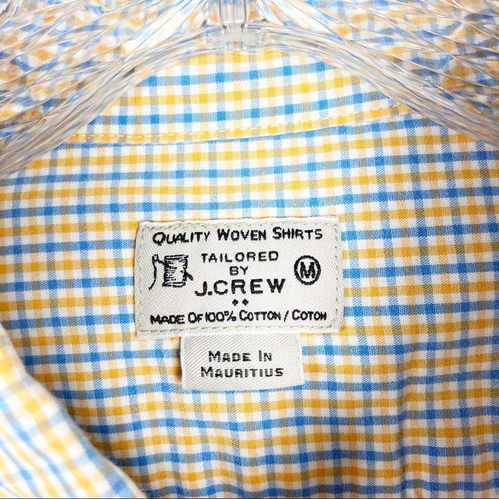 J.Crew J. Crew Blue Yellow Plaid Long Sleeve Butt… - image 2