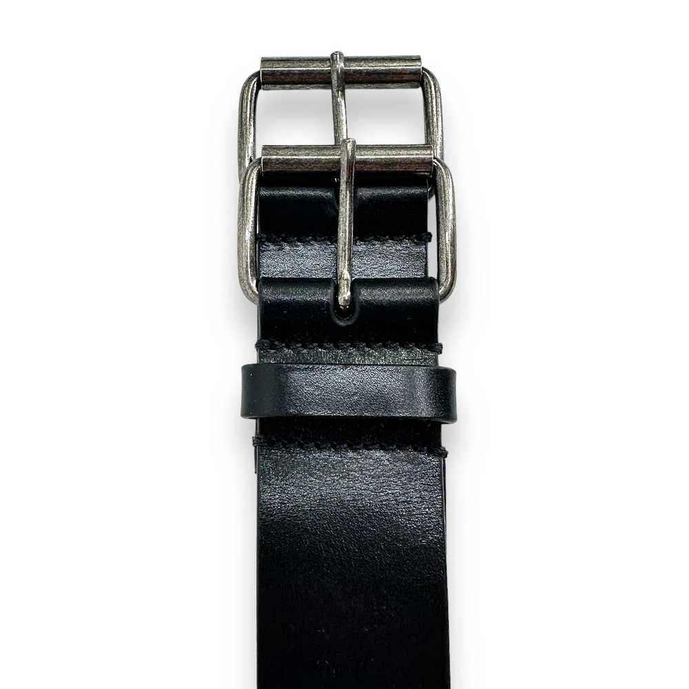 Ann Demeulemeester Black Double Buckle Leather Be… - image 2