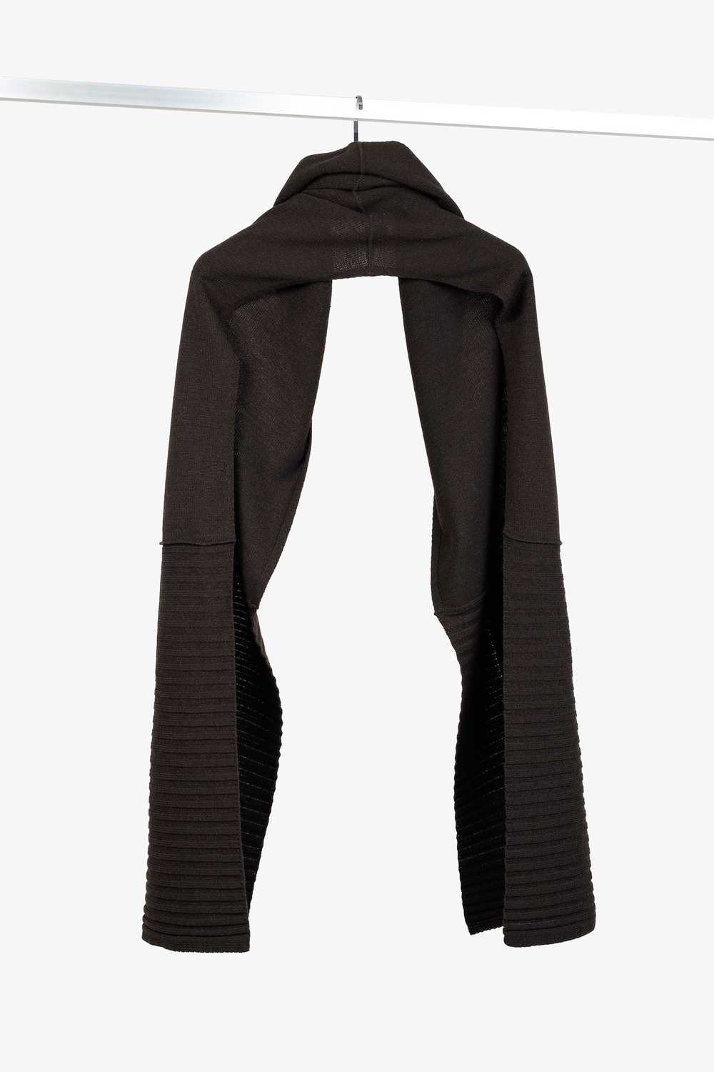 Sarah Pacini Sarah Pacini Brown Wool-Blend Ribbed… - image 2