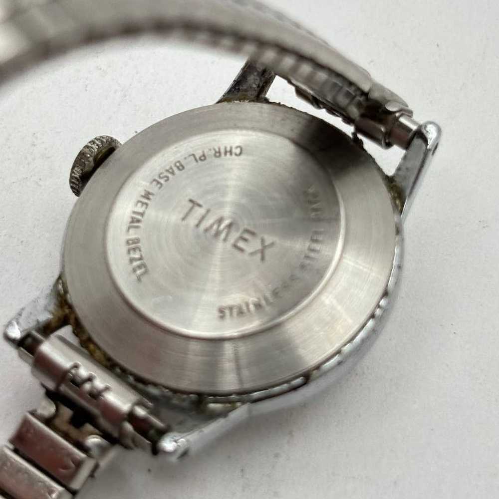 Timex Vintage Silver Timex Watch - image 2