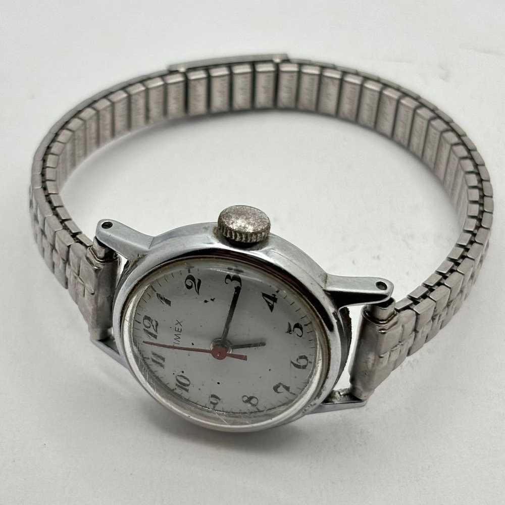 Timex Vintage Silver Timex Watch - image 3