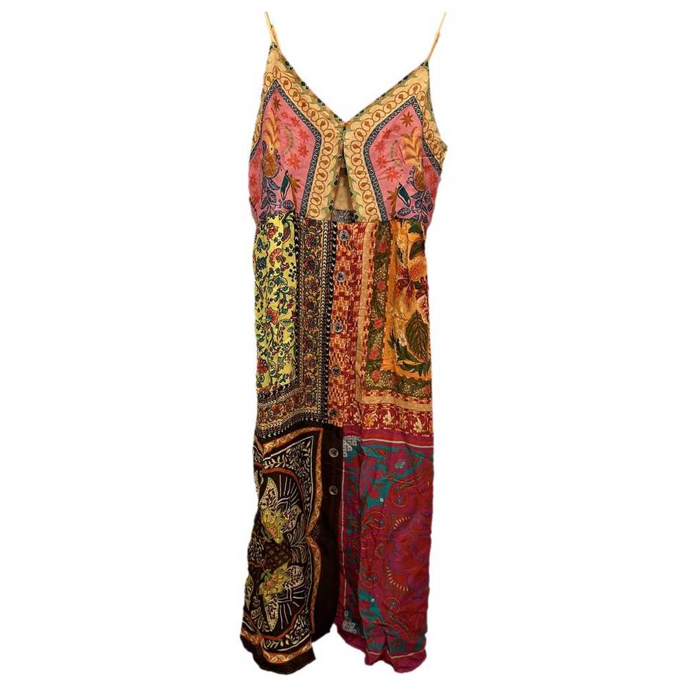 Farm Rio Silk mid-length dress - image 1