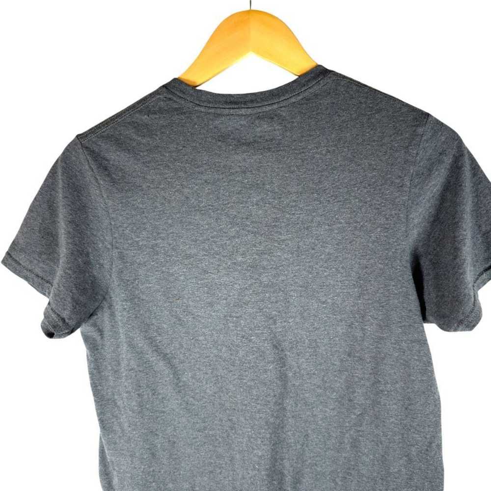 Quicksilver Quiksilver Heather Grey Big Logo T-sh… - image 9