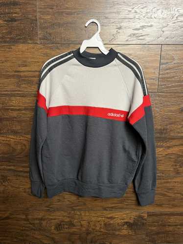 Adidas VTG Adidas 3 Color Crewneck - Made in USA A