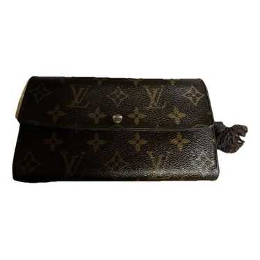 Louis Vuitton Sarah cloth wallet