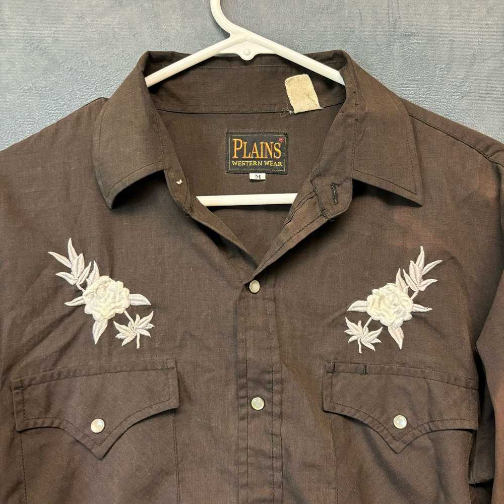 Generic Plains Westernwear Shirt Pearl Snap Mens … - image 5