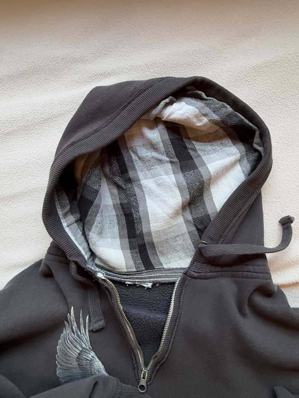 Vintage Vintage Hawk Quarter Zip Hoodie - image 2