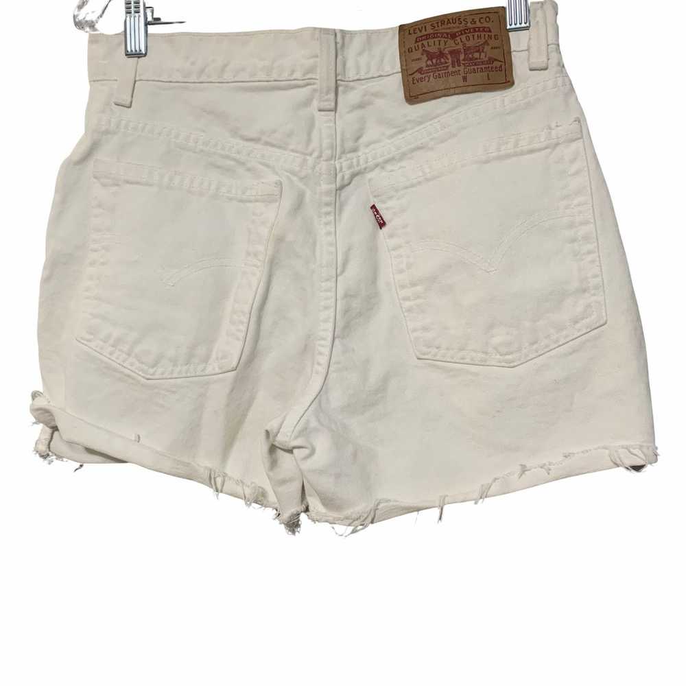 Levi's Vintage Levi's Irregular Mid White Denim S… - image 2