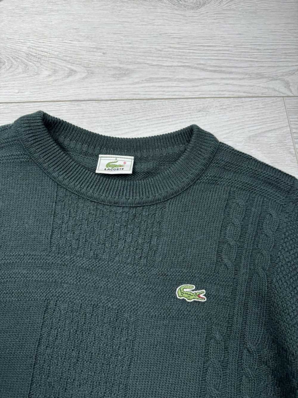 Coloured Cable Knit Sweater × Lacoste × Vintage L… - image 4