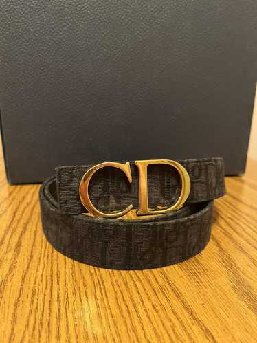 Dior Dior Oblique Jacquard Reversible Belt