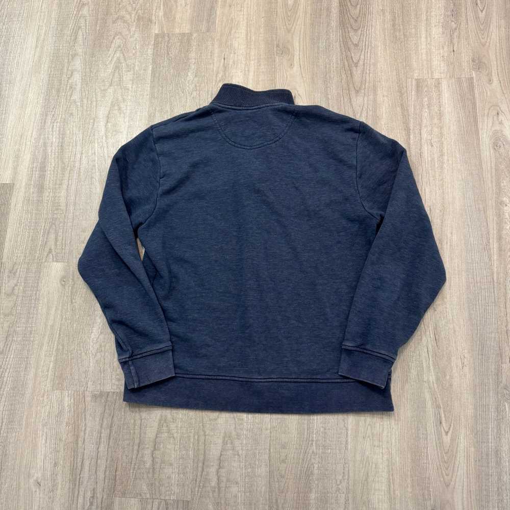 Orvis Orvis 1/4 Zip Sweatshirt Men's Large Blue P… - image 6