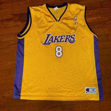 Champion Vintage Lakers Kobe Bryant #8 Gold Jerse… - image 1