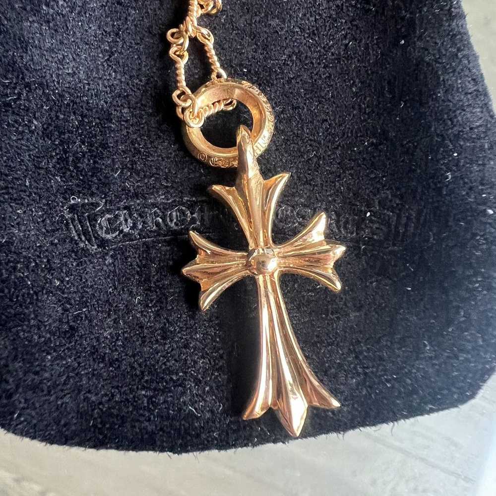 Chrome Hearts 22k tiny cross - image 5