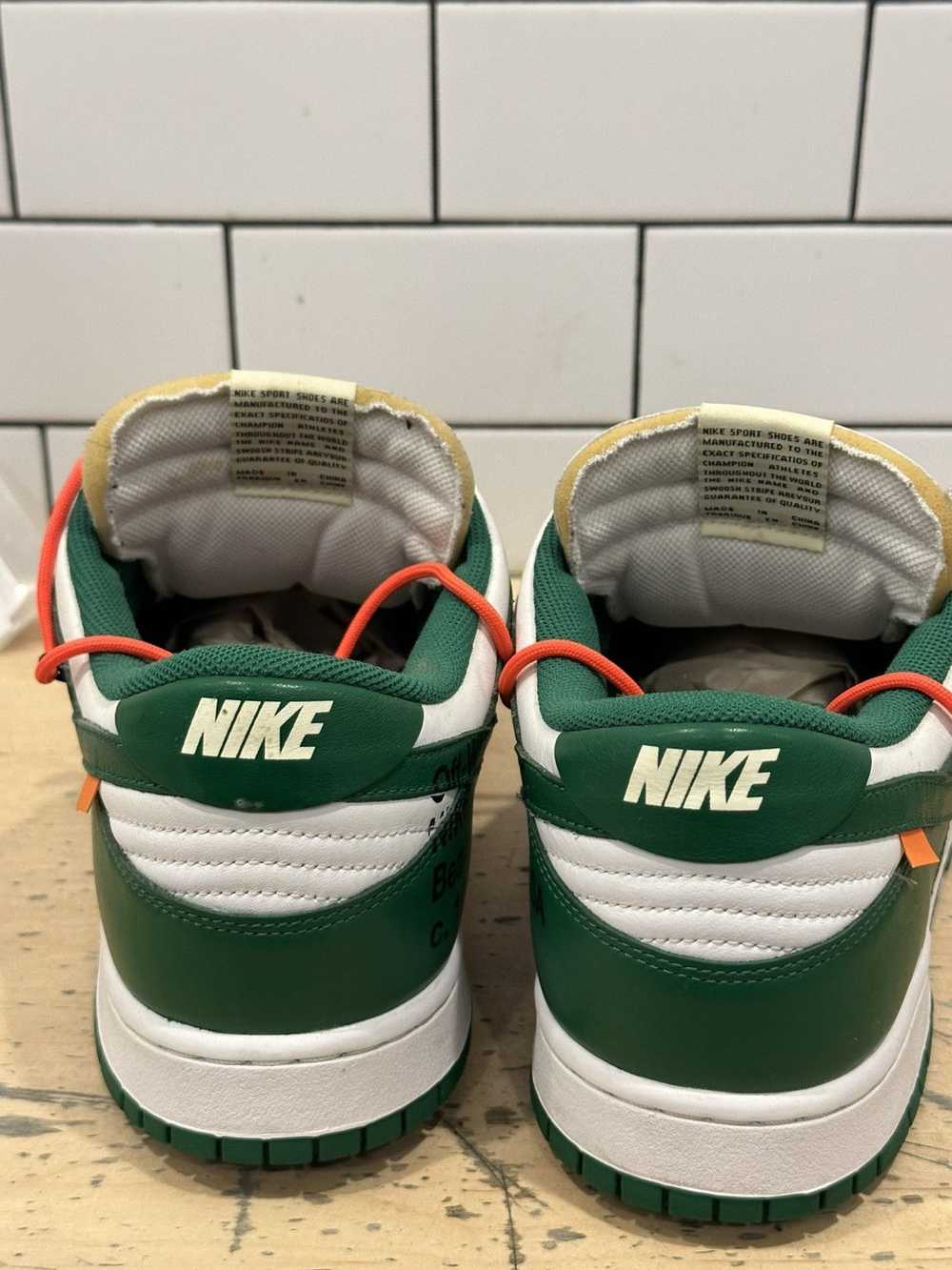 Nike Nike off white dunk pine green - image 11