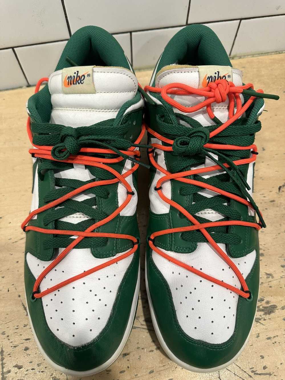 Nike Nike off white dunk pine green - image 1